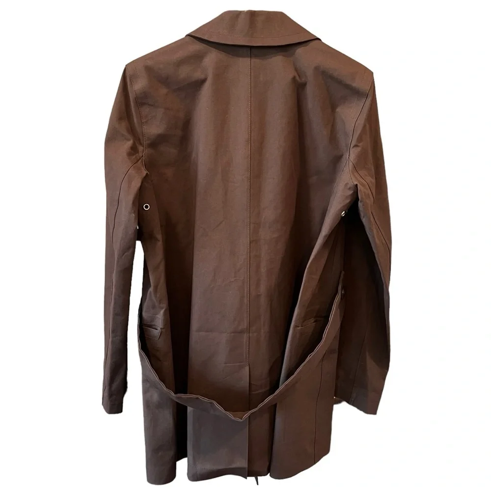 Louis Vuitton Brown Mackintosh Trench Coat Size 42 - Picture 6 of 8